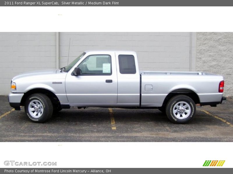 Silver Metallic / Medium Dark Flint 2011 Ford Ranger XL SuperCab