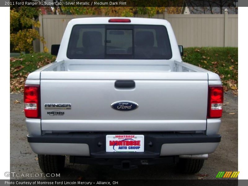 Silver Metallic / Medium Dark Flint 2011 Ford Ranger XL SuperCab