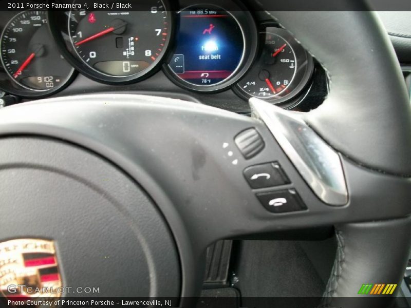 Black / Black 2011 Porsche Panamera 4