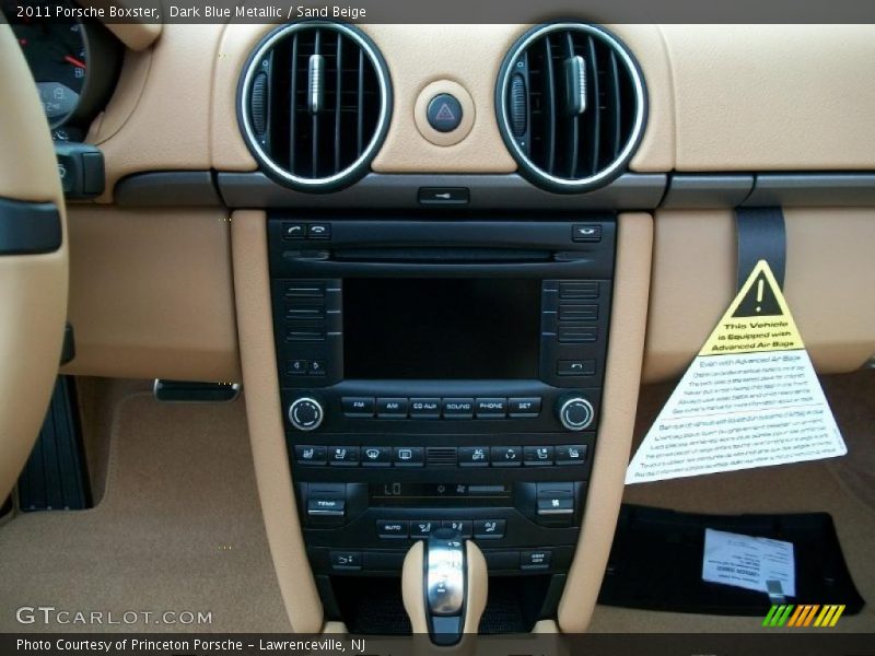 Controls of 2011 Boxster 