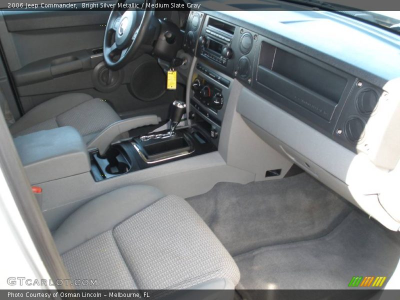 Bright Silver Metallic / Medium Slate Gray 2006 Jeep Commander