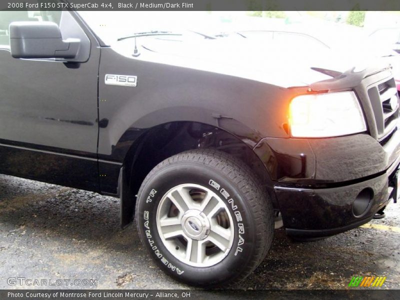 Black / Medium/Dark Flint 2008 Ford F150 STX SuperCab 4x4
