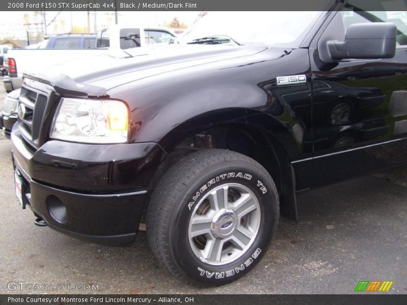 Black / Medium/Dark Flint 2008 Ford F150 STX SuperCab 4x4