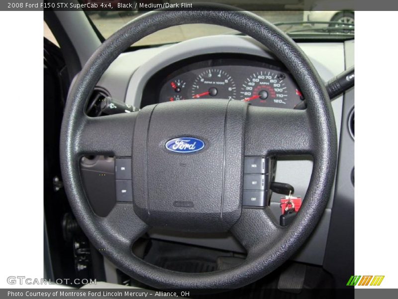 Black / Medium/Dark Flint 2008 Ford F150 STX SuperCab 4x4