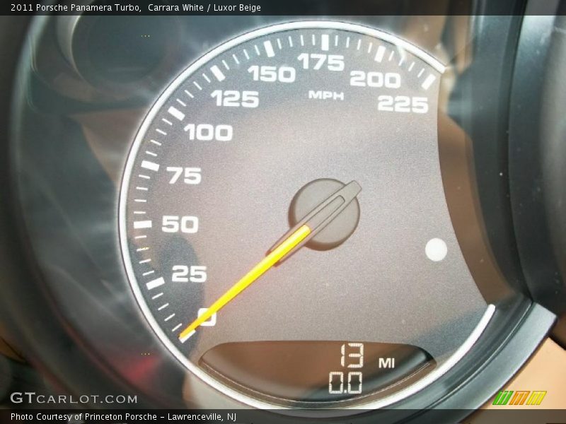 Carrara White / Luxor Beige 2011 Porsche Panamera Turbo