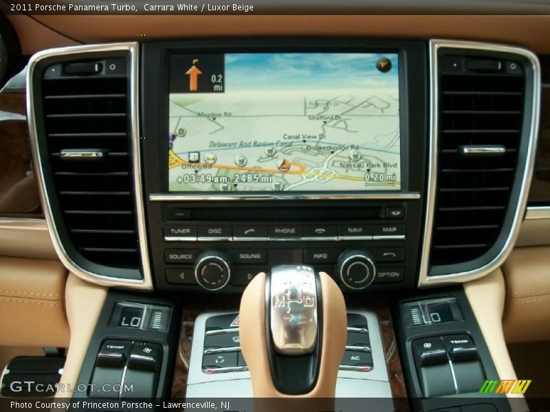 Navigation of 2011 Panamera Turbo