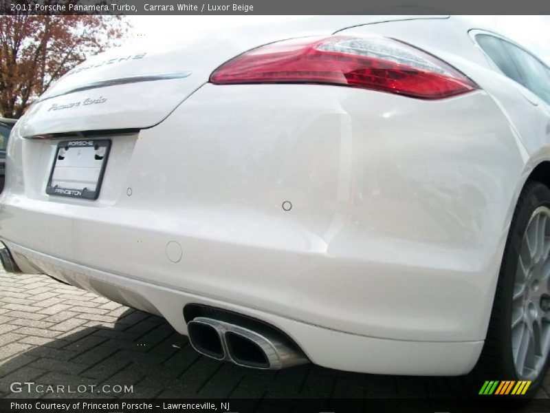 Carrara White / Luxor Beige 2011 Porsche Panamera Turbo