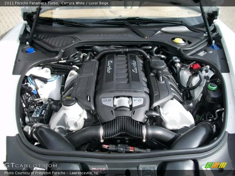  2011 Panamera Turbo Engine - 4.8 Liter DFI Twin-Turbocharged DOHC 32-Valve VarioCam Plus V8