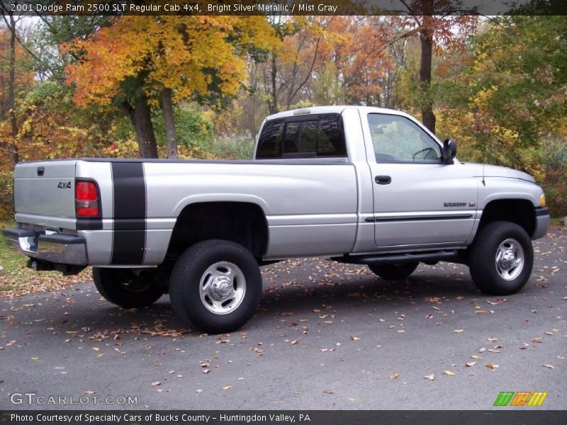 Bright Silver Metallic / Mist Gray 2001 Dodge Ram 2500 SLT Regular Cab 4x4