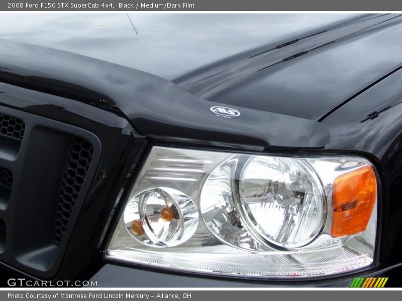 Black / Medium/Dark Flint 2008 Ford F150 STX SuperCab 4x4