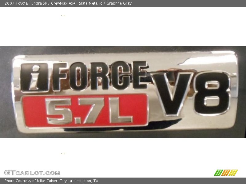 Slate Metallic / Graphite Gray 2007 Toyota Tundra SR5 CrewMax 4x4