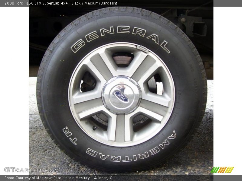 Black / Medium/Dark Flint 2008 Ford F150 STX SuperCab 4x4