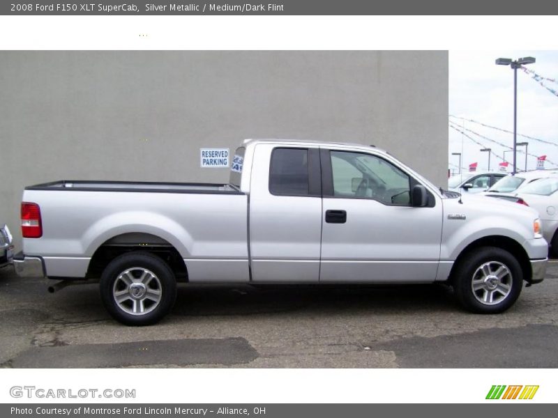 Silver Metallic / Medium/Dark Flint 2008 Ford F150 XLT SuperCab