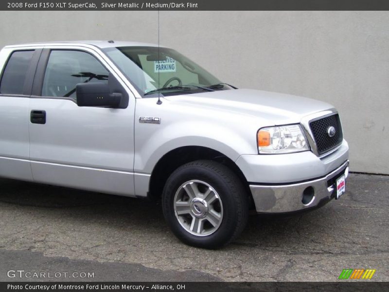 Silver Metallic / Medium/Dark Flint 2008 Ford F150 XLT SuperCab