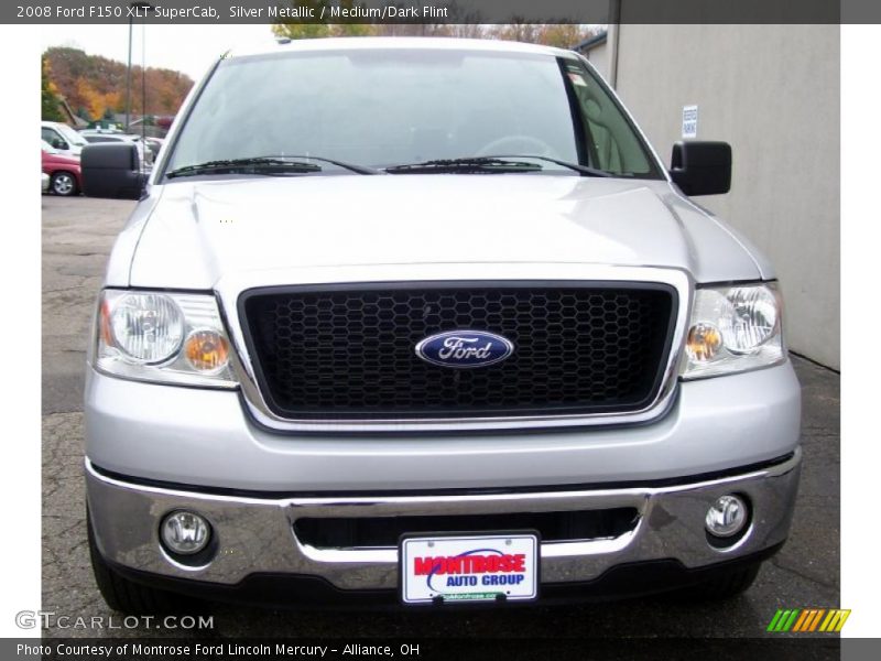 Silver Metallic / Medium/Dark Flint 2008 Ford F150 XLT SuperCab