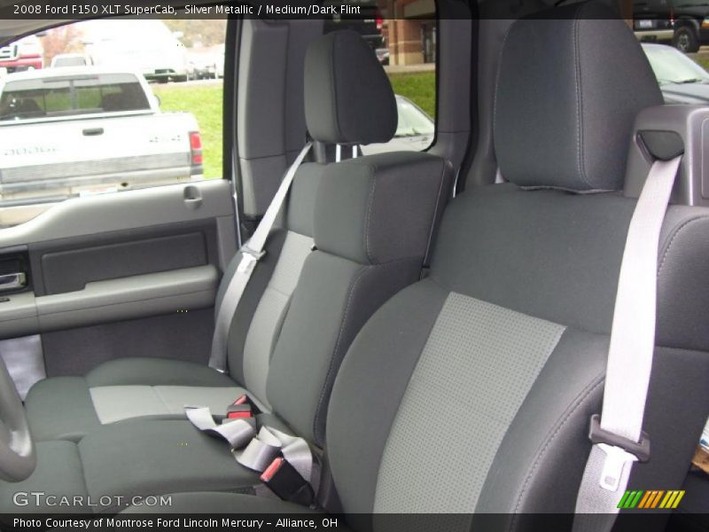 Silver Metallic / Medium/Dark Flint 2008 Ford F150 XLT SuperCab