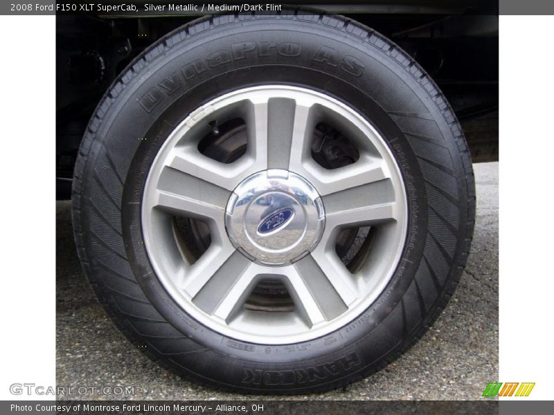 Silver Metallic / Medium/Dark Flint 2008 Ford F150 XLT SuperCab