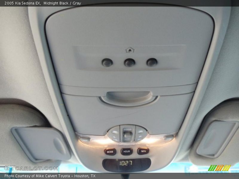 Midnight Black / Gray 2005 Kia Sedona EX