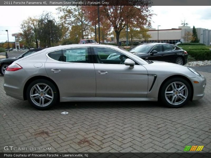 Platinum Silver Metallic / Platinum Grey 2011 Porsche Panamera 4S
