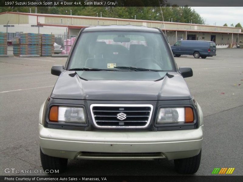 Satin Black / Gray 1997 Suzuki Sidekick Sport JLX 4 Door 4x4