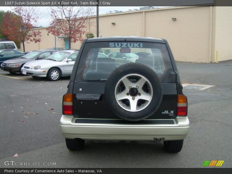 Satin Black / Gray 1997 Suzuki Sidekick Sport JLX 4 Door 4x4