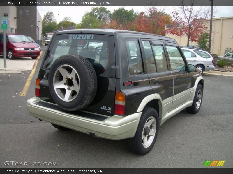 Satin Black / Gray 1997 Suzuki Sidekick Sport JLX 4 Door 4x4