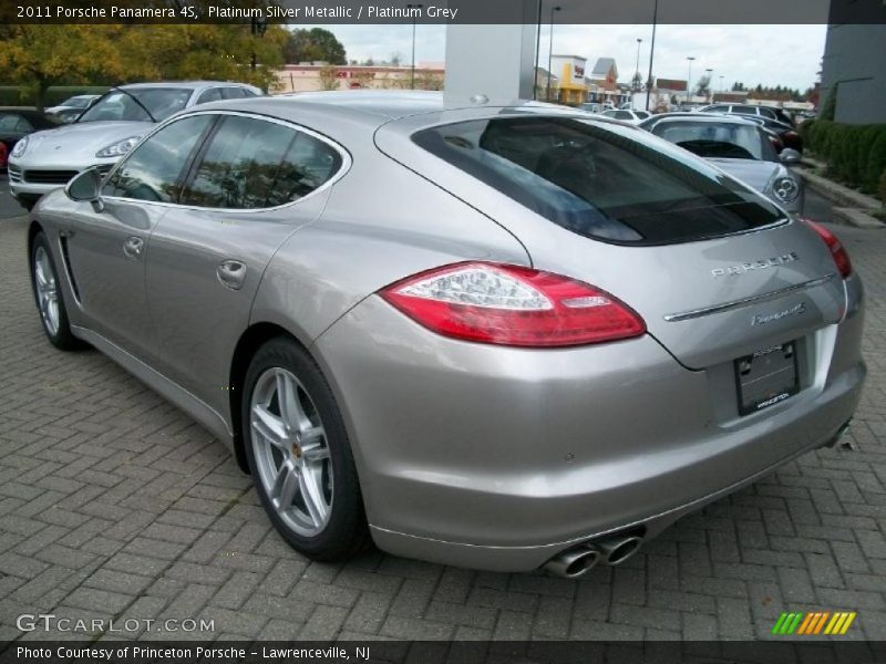 Platinum Silver Metallic / Platinum Grey 2011 Porsche Panamera 4S