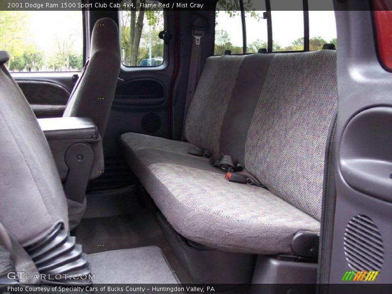 Flame Red / Mist Gray 2001 Dodge Ram 1500 Sport Club Cab 4x4