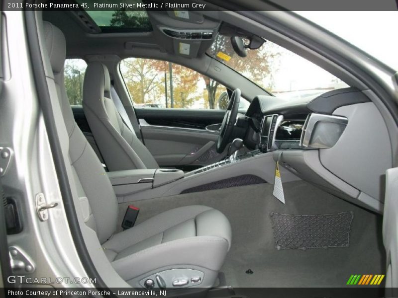  2011 Panamera 4S Platinum Grey Interior