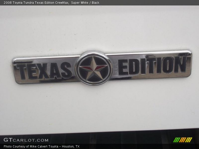 2008 Tundra Texas Edition CrewMax Logo