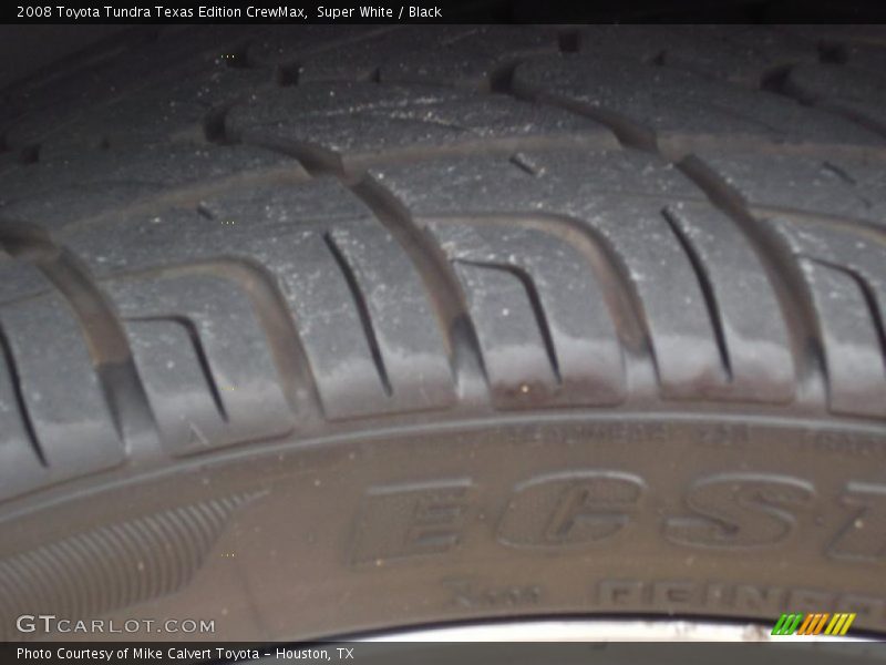 Super White / Black 2008 Toyota Tundra Texas Edition CrewMax