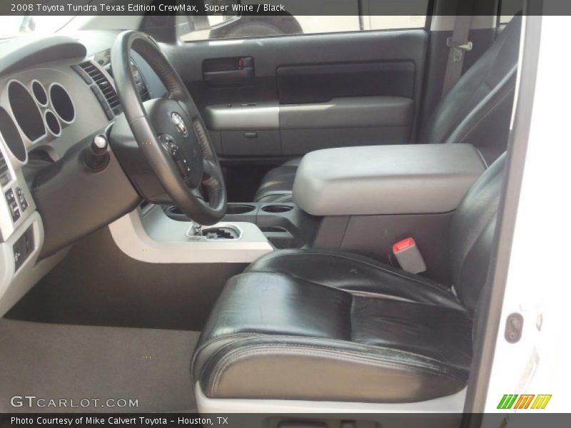  2008 Tundra Texas Edition CrewMax Black Interior