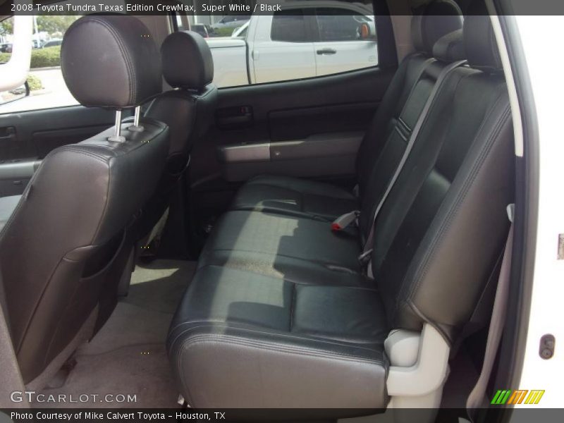 Super White / Black 2008 Toyota Tundra Texas Edition CrewMax