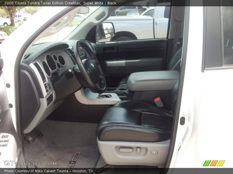  2008 Tundra Texas Edition CrewMax Black Interior