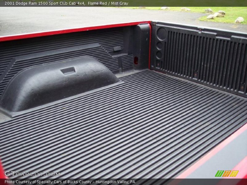 Flame Red / Mist Gray 2001 Dodge Ram 1500 Sport Club Cab 4x4