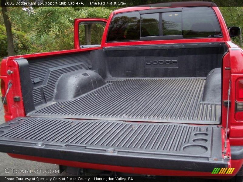 Flame Red / Mist Gray 2001 Dodge Ram 1500 Sport Club Cab 4x4