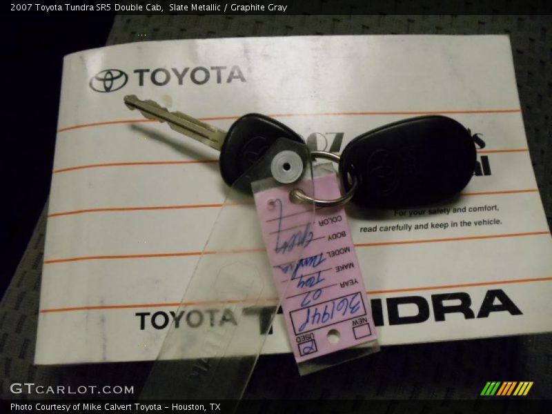 Slate Metallic / Graphite Gray 2007 Toyota Tundra SR5 Double Cab