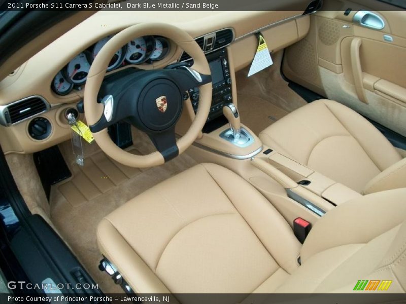 Sand Beige Interior - 2011 911 Carrera S Cabriolet 