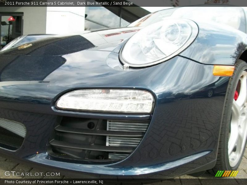 Dark Blue Metallic / Sand Beige 2011 Porsche 911 Carrera S Cabriolet