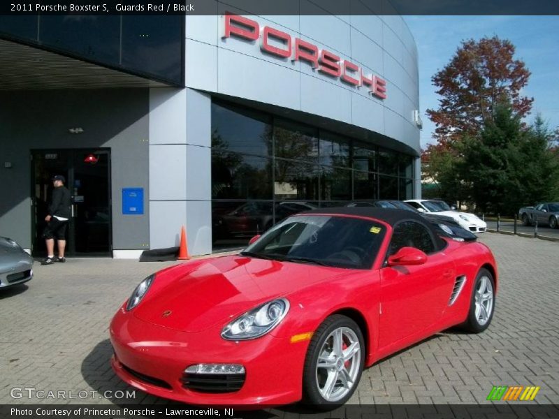 Guards Red / Black 2011 Porsche Boxster S