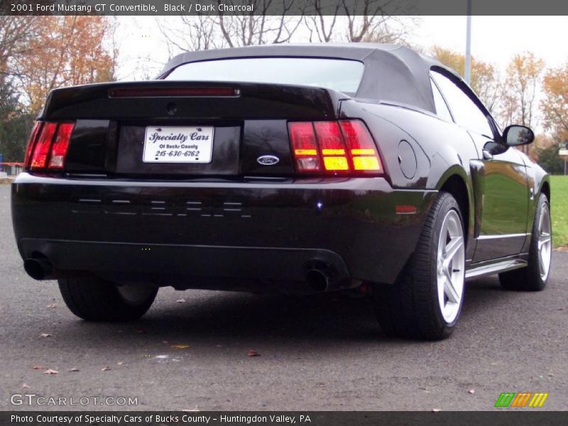 Black / Dark Charcoal 2001 Ford Mustang GT Convertible