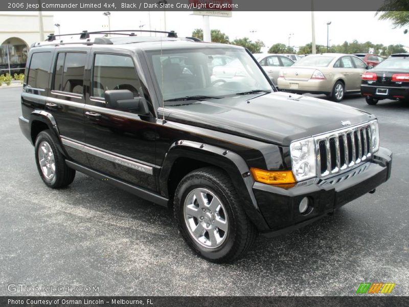 Black / Dark Slate Gray/Light Graystone 2006 Jeep Commander Limited 4x4