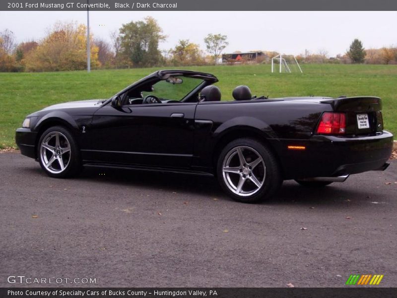 Black / Dark Charcoal 2001 Ford Mustang GT Convertible