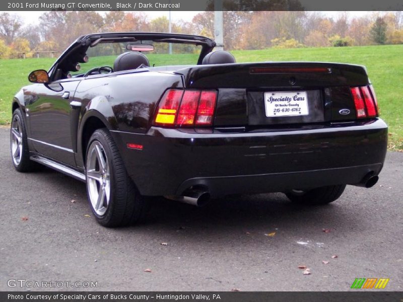 Black / Dark Charcoal 2001 Ford Mustang GT Convertible