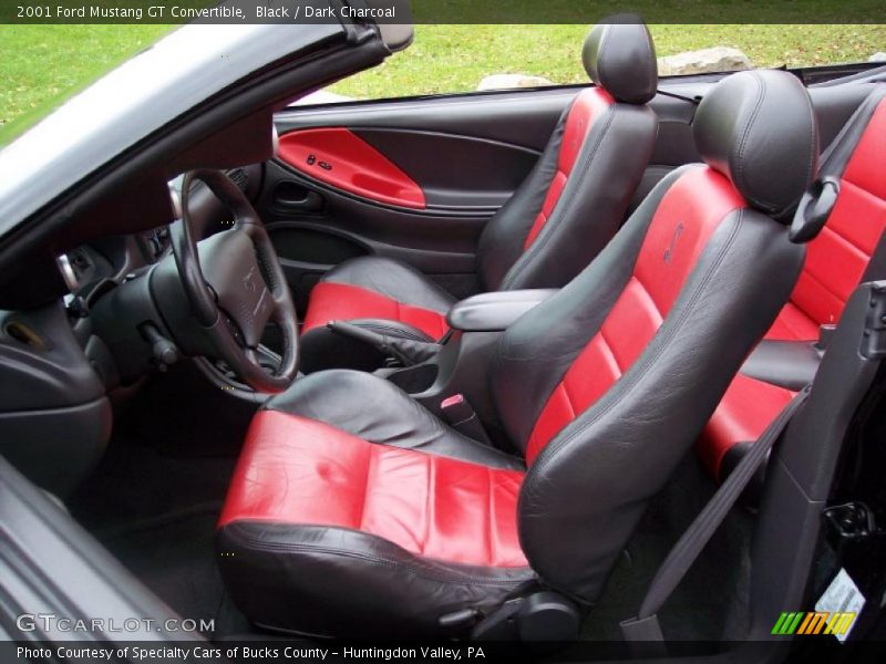Black / Dark Charcoal 2001 Ford Mustang GT Convertible