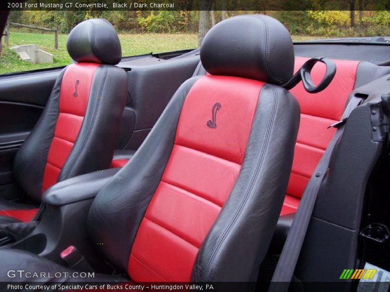 Black / Dark Charcoal 2001 Ford Mustang GT Convertible
