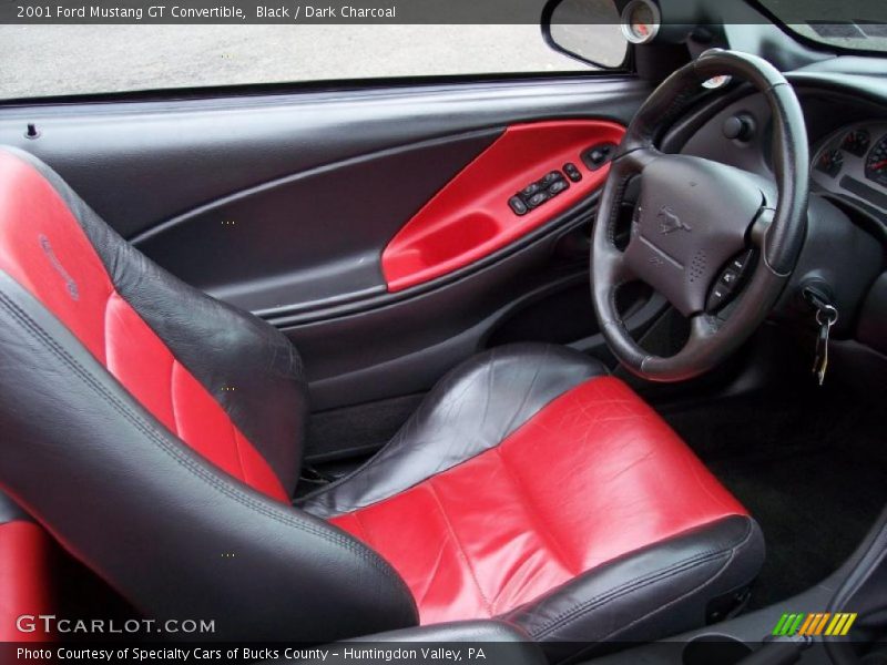 Black / Dark Charcoal 2001 Ford Mustang GT Convertible