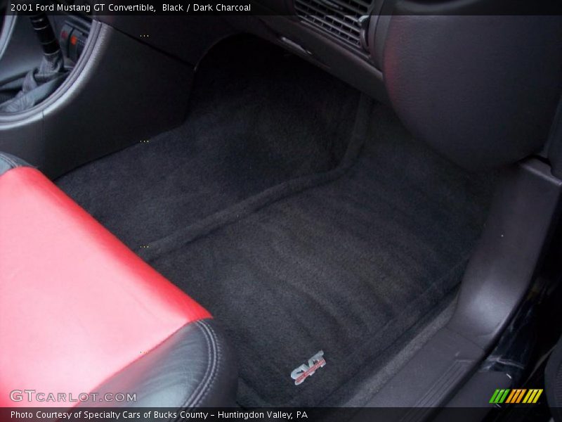 Black / Dark Charcoal 2001 Ford Mustang GT Convertible