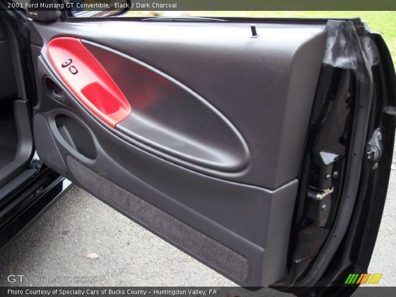 Black / Dark Charcoal 2001 Ford Mustang GT Convertible