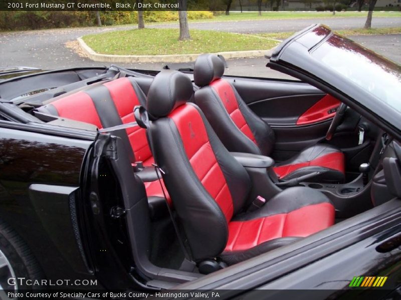 Black / Dark Charcoal 2001 Ford Mustang GT Convertible